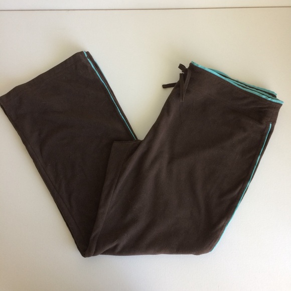 tek gear Pants - Ten Gear Pants Brown With Blue Trim Size XL tek gear Pants - Ten Gear Pants Brown With Blue Trim Size XL